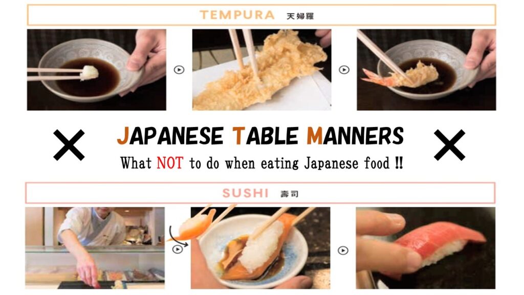 Japanese Table Manners: What NOT to Do When Eating Japanese Food