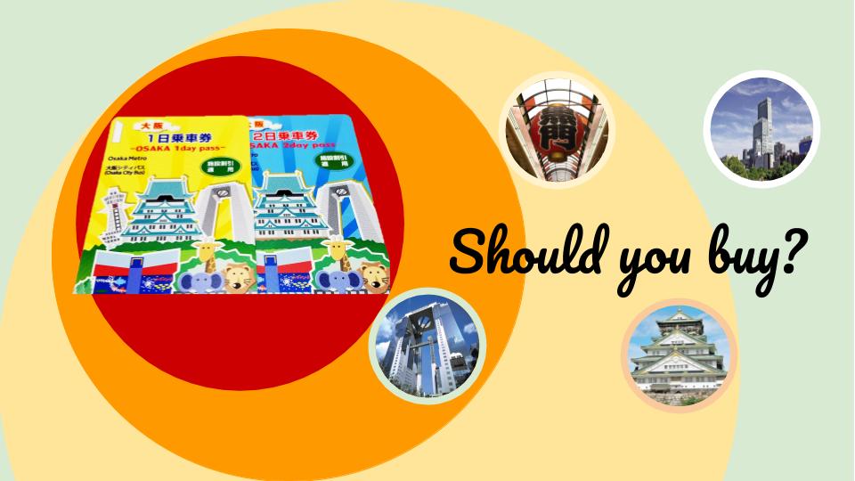 Should you buy Osaka Visitor Pass?