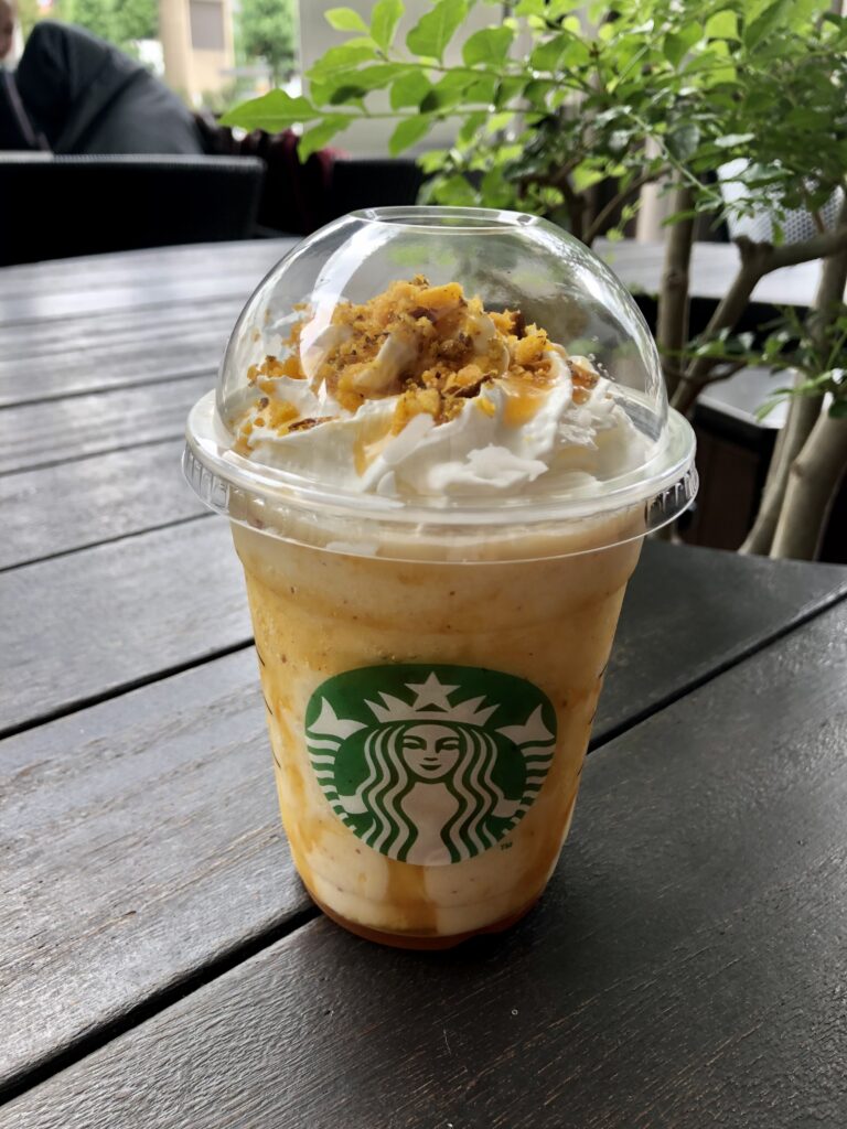 Starbucks Japan Sweet Potato Frappuccino