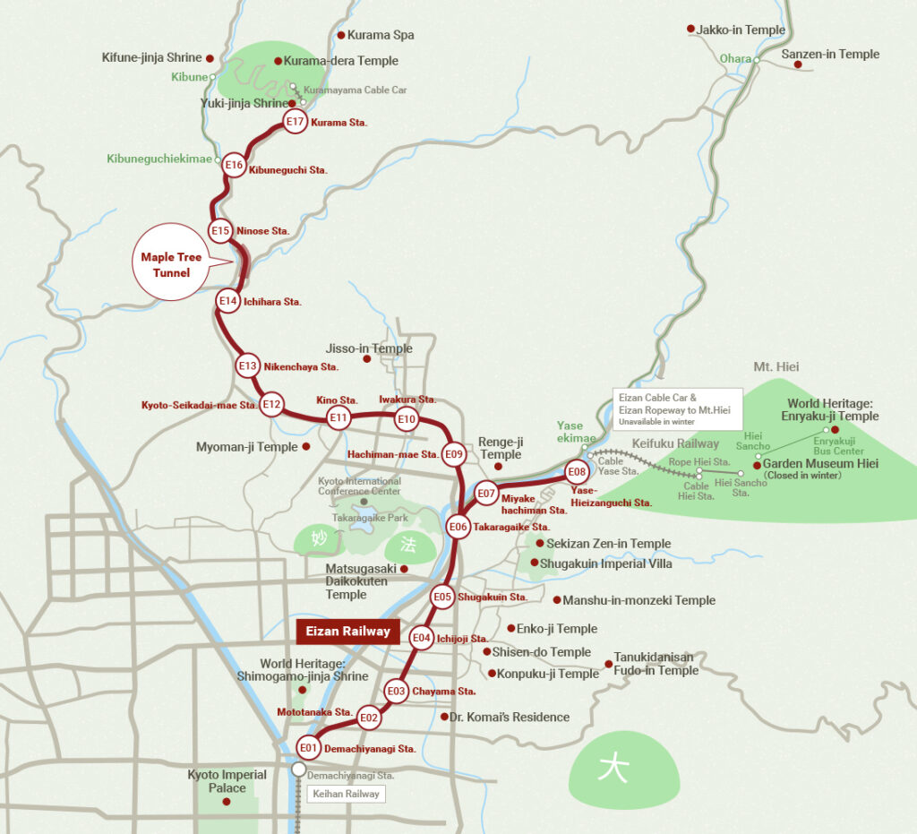 Maple Tunnel Map