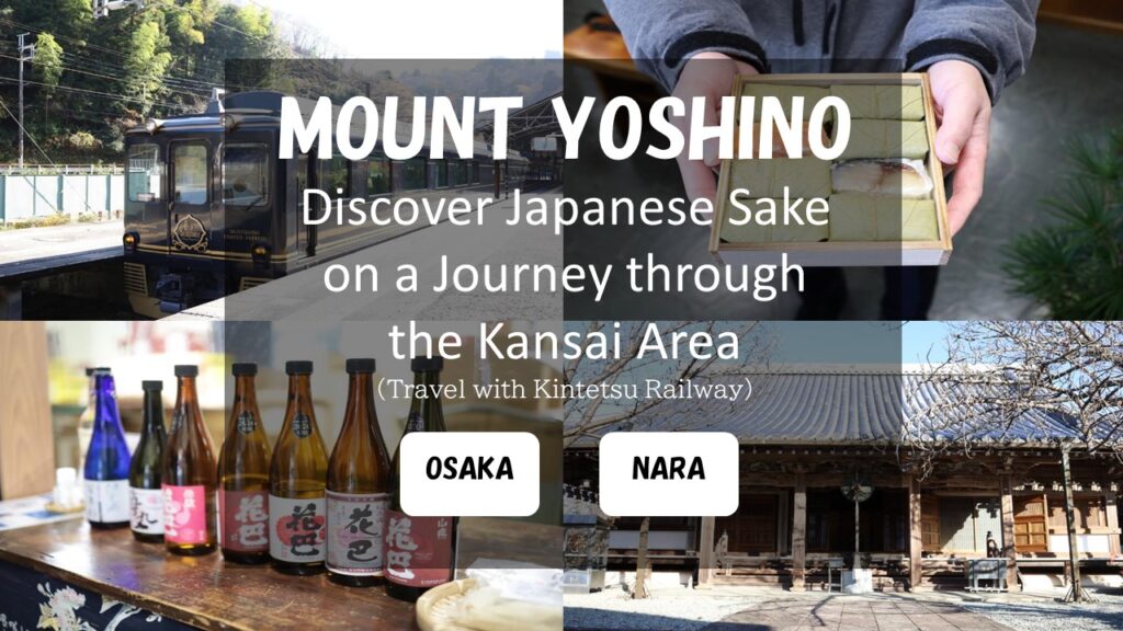 [日本大阪，奈良] 边享受清酒边乘坐近铁列车前往，关西地区世界遗产地的短途旅