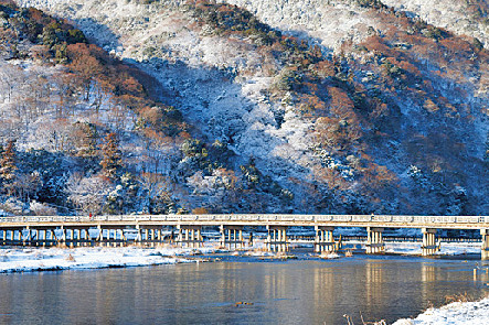 Togetsukyo Bridge Winter